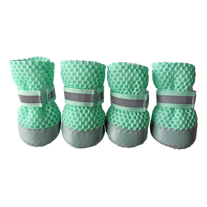 4PCS Shoes Breathable - Wear-Resistant Dog Outdoor Boots For Small Medium Dogs Cats Puppy Pet Accessories
