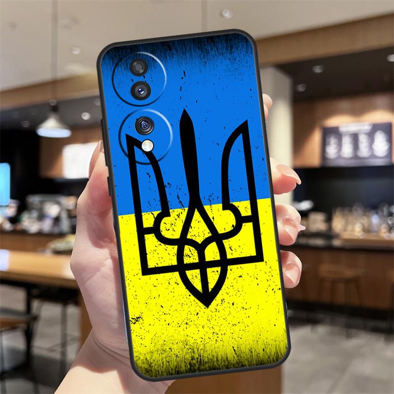 Ukrainian Flag Case For Honor Magic 8 Lite 5 6 7 Pro Honor Win RT 400 200 50 70 90 X8c X9a X9b X9c X9d Cover