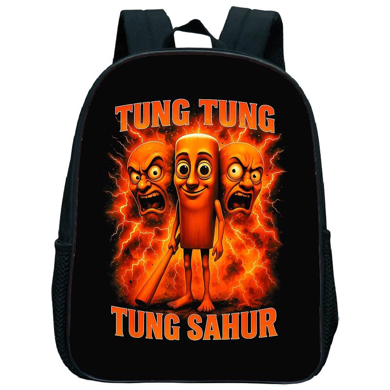 Tung Tung Tung Sahur Kindergartenrucksack Kinder Mini Italienischer Hirnfraß Kleinkind Schultaschen Jungen Tralalero Tralala Kindergartenrucksack