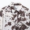 2025 Spring Women's Versatile Animal Print Commuter Shirt Top