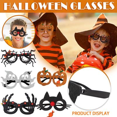 Dekoracje na Halloween Śmieszne okulary Horror Party Supplies Rekwizyty fotograficzne Pająk Okulary na Halloween