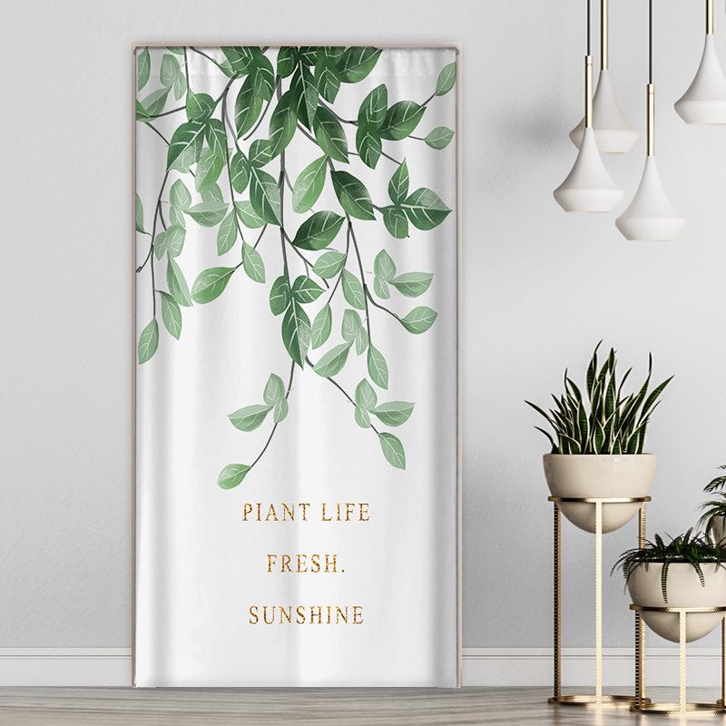 Self-Adhesive Velcro Door Curtain for Toilet/Bathroom – Easy Install, No Drilling 70cm x 150cm