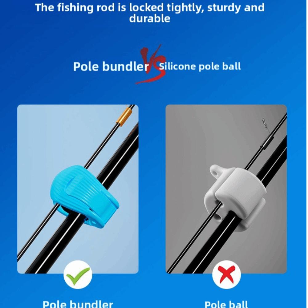 2pcs Secure Grip Mechanism Rod Holder Quick Attach Design Quick Attach Tool Two Piece Rods