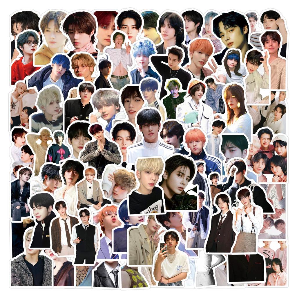 110 New Style TXT Boy Group Stickers: Decorate Phone Cases, Luggage, Water Bottles with Waterproof Personality Decals