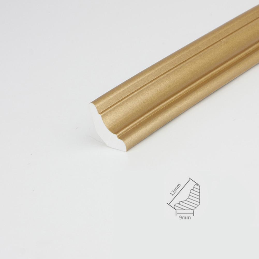 3D Foam Wall Edge Strips Stickers 230CM Self-Stickers Waterproof Baseboard Corner Waist Line Sticker Wallpapers Home Decoration