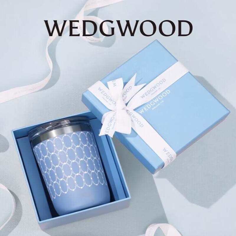 Термокружка Wedgwood из нержавеющей стали, 350 мл небесно-голубой