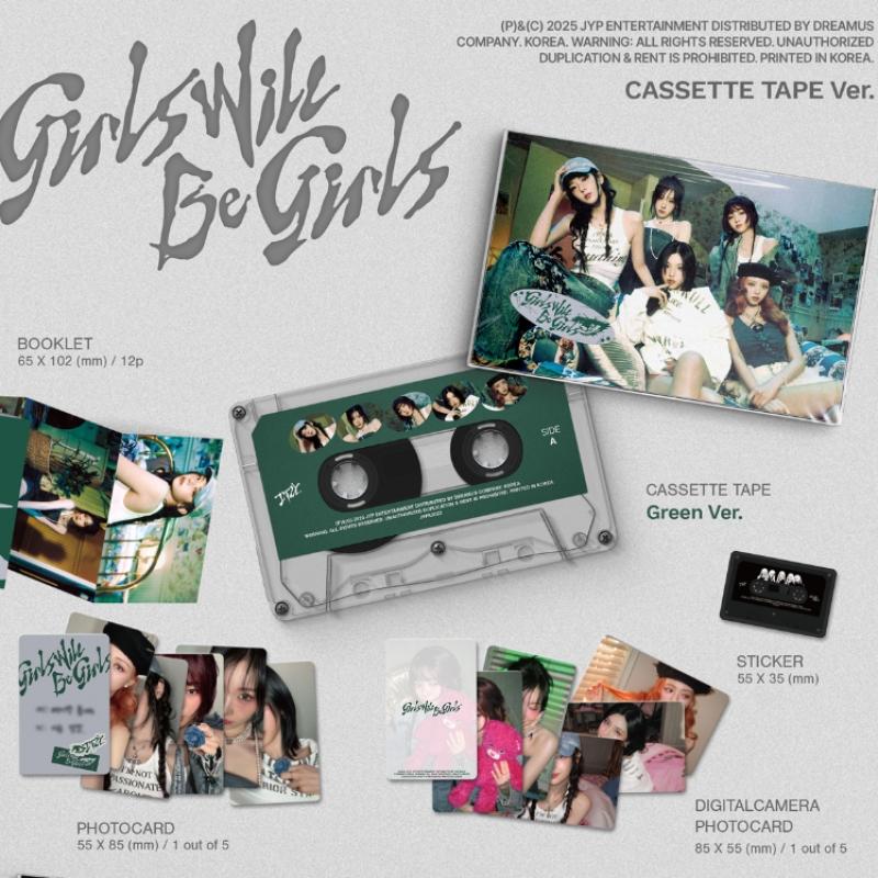 Itzy   Girls Will Be Girls  Cassette Tape Ver. 