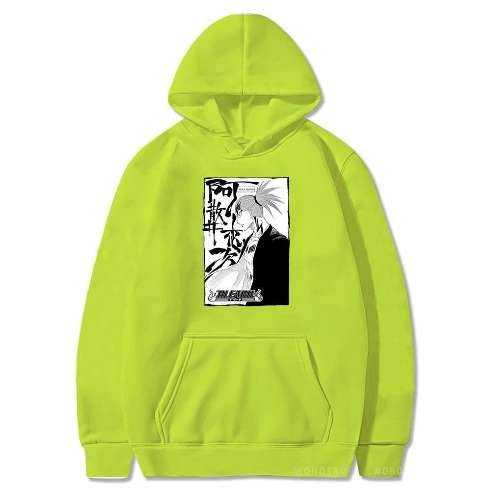Japan Manga Kuchiki Rukia Bleach Hoodies Anime Styles Vintage Clothes Harajuku Long Sleeve Warm Women Hooded Sweatshirts