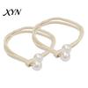 Easy Operate Curtain Fasteners 1 Pair Tiebacks for Drapes, Adjustable Rope Tie Backs, Faux Pearls Cord Buckle Holder Home Hotel Office Window Drapery