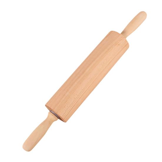Wooden Non-Stick Rolling Pin Pastry Flour Cake Dough Roller Kitchen Baking Tool
