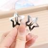50pcs Silvery BB Clip Cute Star Shape Hair Clip Women Simple Metal Snap Clip Headdress Hair Jewelry Accessories