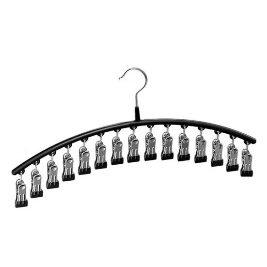 

Сушилка для носков из нержавеющей стали с 15 зажимами. Многофункциональная металлическая вешалка для штанов для йоги. Вмещает 15 леггинсов. Компактный органайзер для леггинсов. A