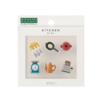 Midori Mini Kitchen Pack of 43428006 Magnets, Pattern, 6,