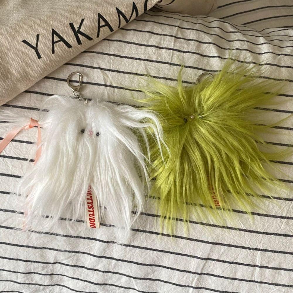 

Fried Fried Puppy Doll Keychain Cartoon Hair Ghost Puppy Doll Keyring Holiday Gift