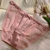 Transparent Lace Panties Low Waist Lace Thin Underwear Breathable Mesh Briefs  Lady