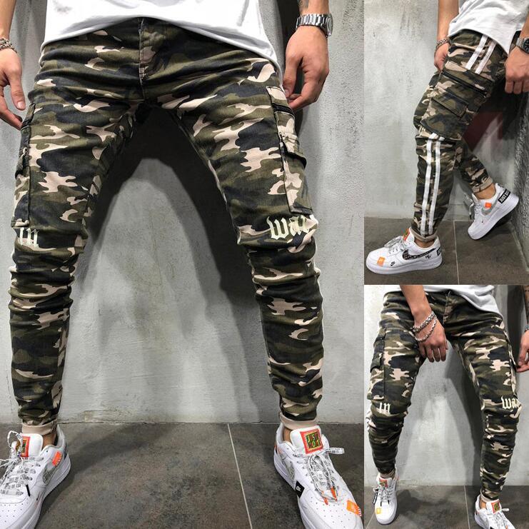 Bolsillos laterales Pantalones de carga Ejército Militar Camuflaje  Estampado Slim Harem Trouers Joggers Pantalones de chándal comprar a buen  precio — entrega gratuita, reseñas reales con fotos — Joom