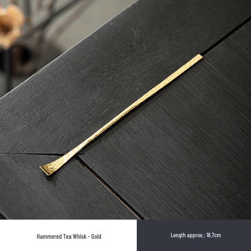 Japanese Tin Tea & Coffee Scoop - Long Handle Stirrer & Dual-Use Incense Burner Tool