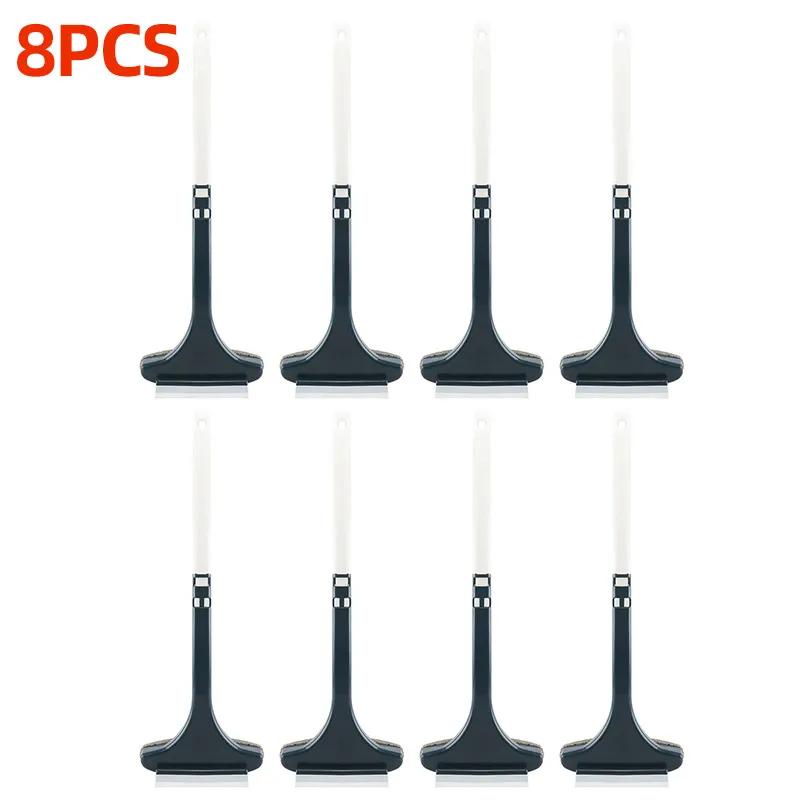 Perie de tifon multifuncțională anti-țânțari, perie de sticlă, perie de praf și umed pentru curățarea geamurilor, instrumente de curățare a uscării