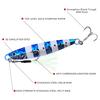 Luminous Long-Cast Metal Jig Sinking Bait for Sea and Boat Fishing