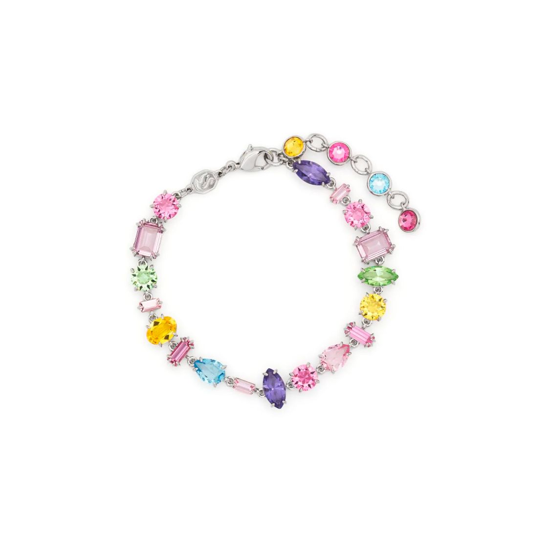 

Swarovski Gema High-End Light Luxury Dopamine Outfit Bracelet Unisex Bracelet Brass Crystal 5656427 Box (Random Color)