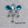 Children's Floral Face Stickers with Crystal Diamonds & Tassels for Ancient Style Makeup