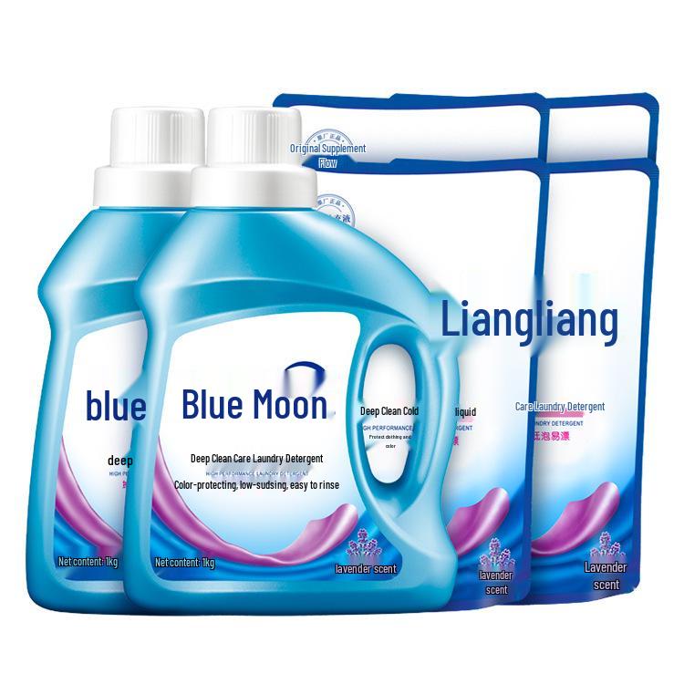 Blue Moon Lavender Laundry Detergent Set, 8 Jin - Deep Clean & Color Protection