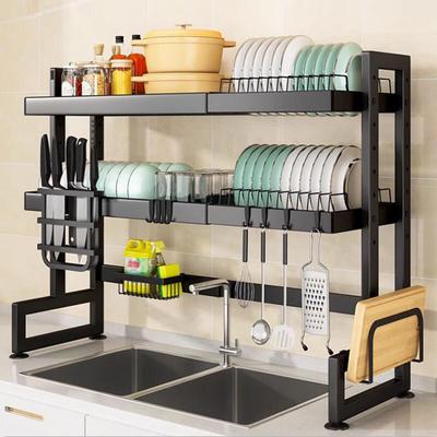Bieying Telescopic Double-Layer Dish Rack