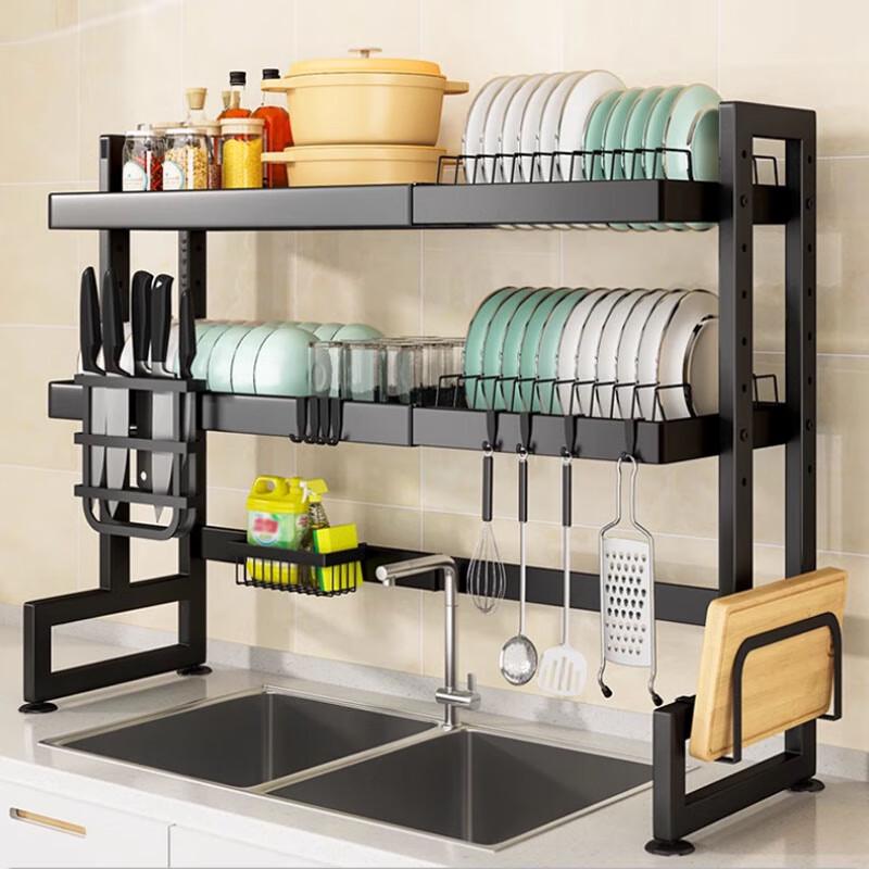 

Bieying Telescopic Double-Layer Dish Rack