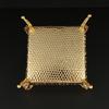 A metal fruit basket, European style large food, snacks, candy storage tray, exquisite craft tableware.