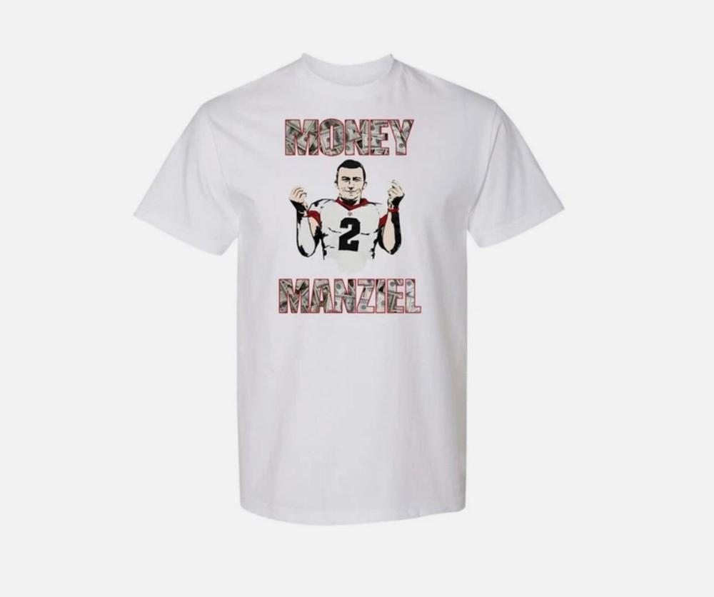 Johnny Money Manziel White T-Shirt S-5XL Unisex T-Shirt L