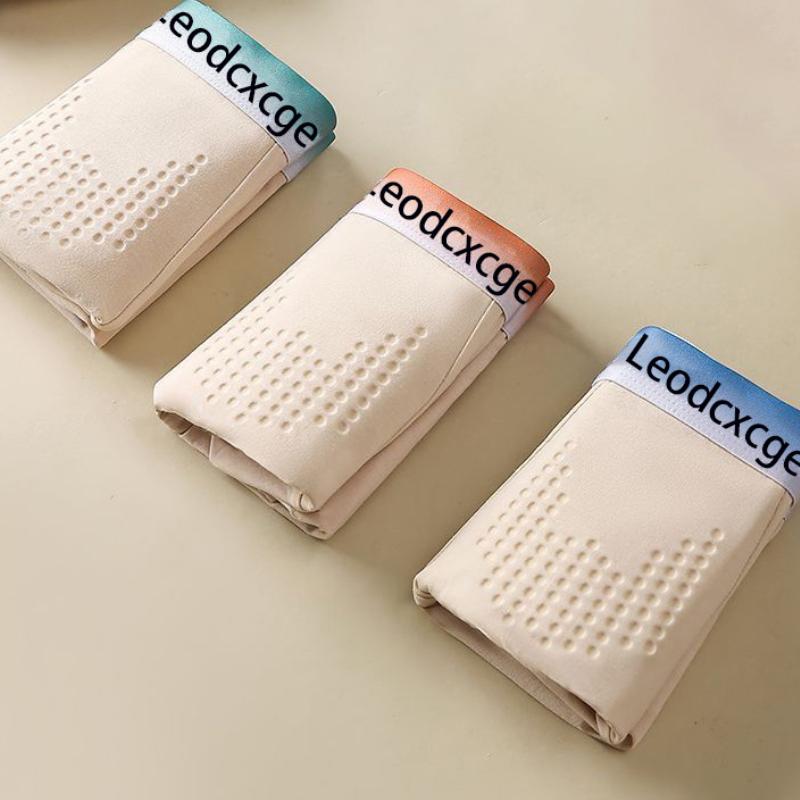 Men's Breathable Cotton Mid-rise Boxer Shorts Men's Underwear Underpants Casual Boxer Briefs & Shorts Elastic Boxer Briefs for Casual Style