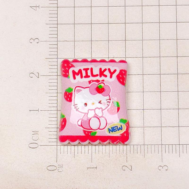 10 Pcs Cartoon Resin Cute Cartoon Animal Candy Style Hairpin Pendant Scrapbook Craft Diy Miniature Ornament Accessories A118