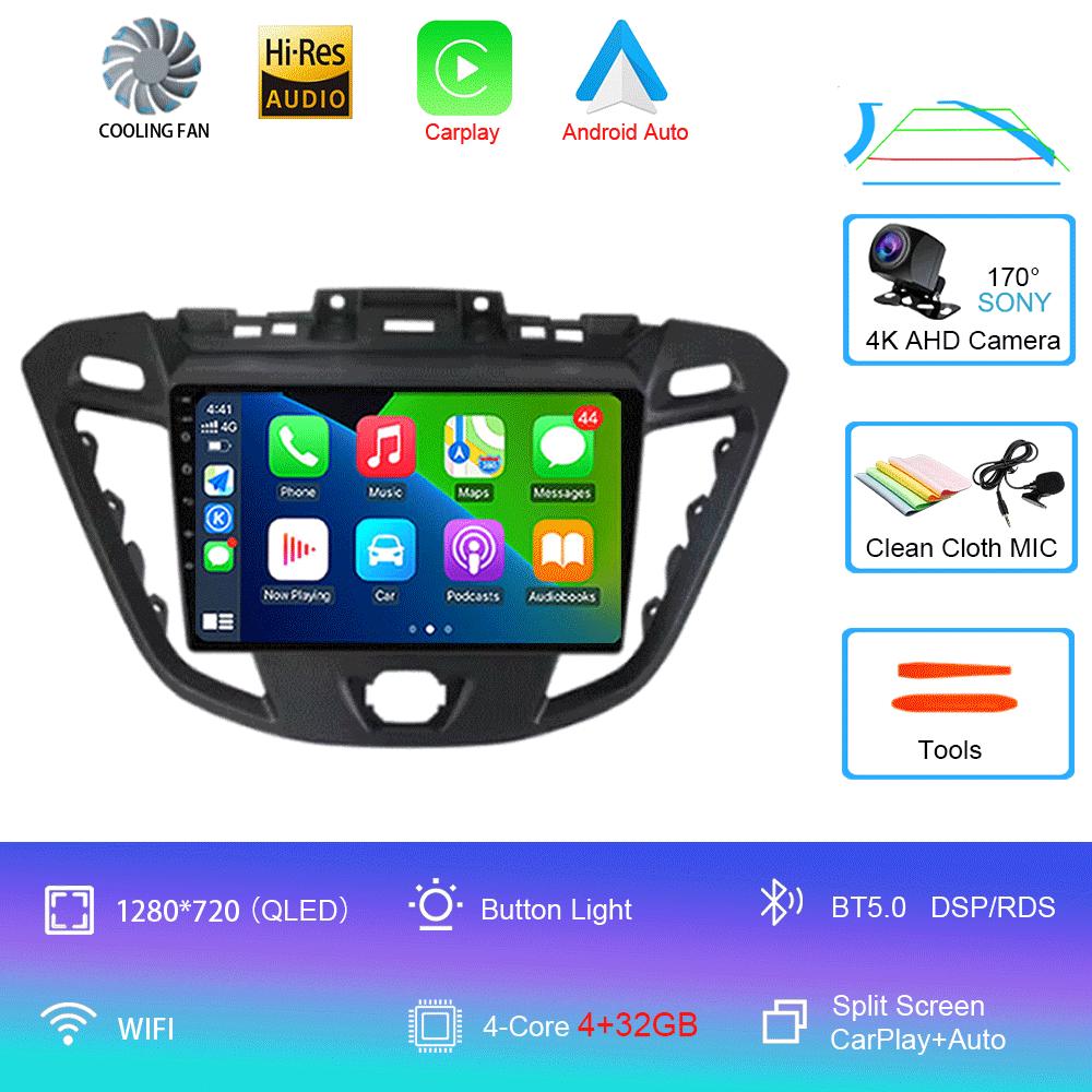 Android 14 For Ford Tourneo Custom 1 I Transit 2012 - 2021 Car Radio Multimedia Video Player Navigation stereo GPS No 2din 2 din