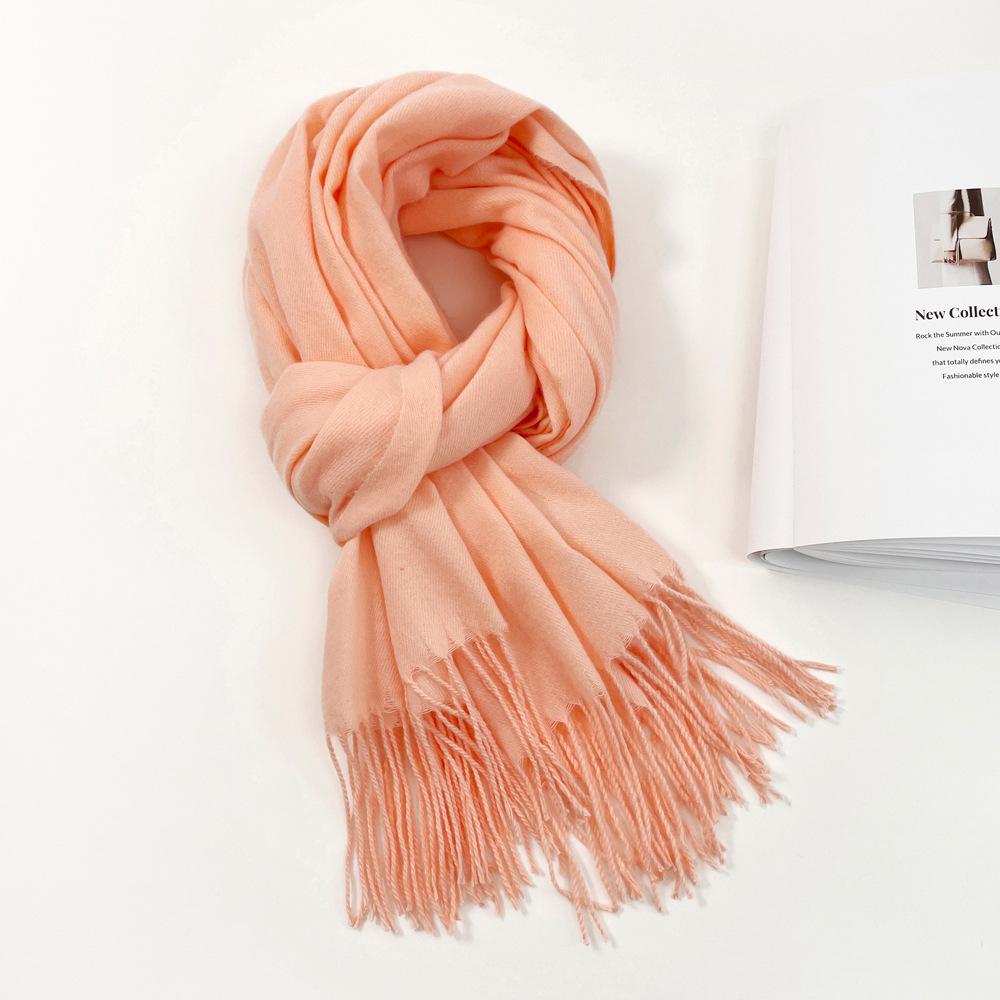 Čtyři roční období k dispozici Nový dámský všestranný kabát na vlasy Imitace kašmírové šály Teplá střední šála šál