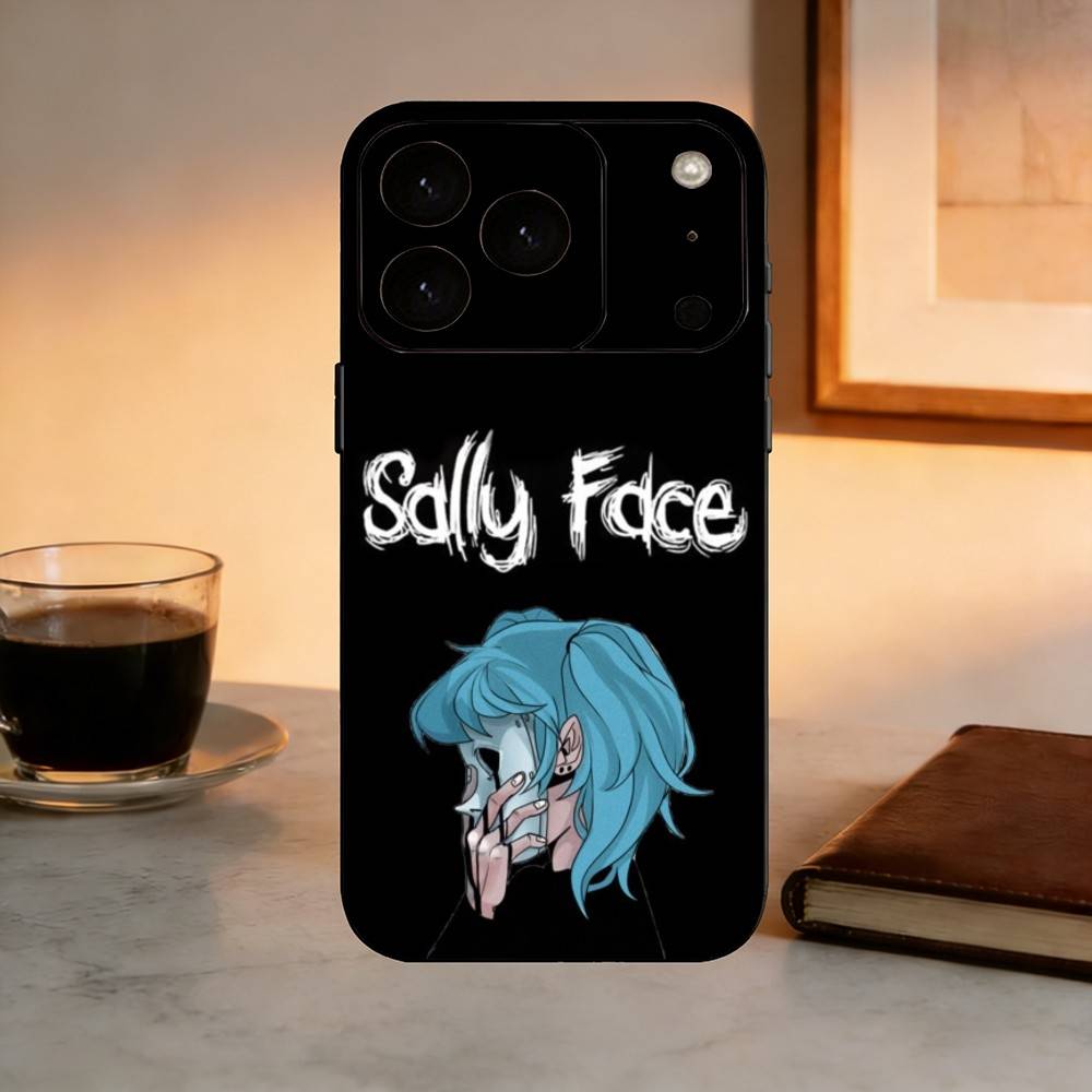 Sally Face Sal Fisher Gothic Horror Phone Case Silicone Soft For IPhone 17 16 15 14 13 12 11 X XR Plus Pro Max Plus