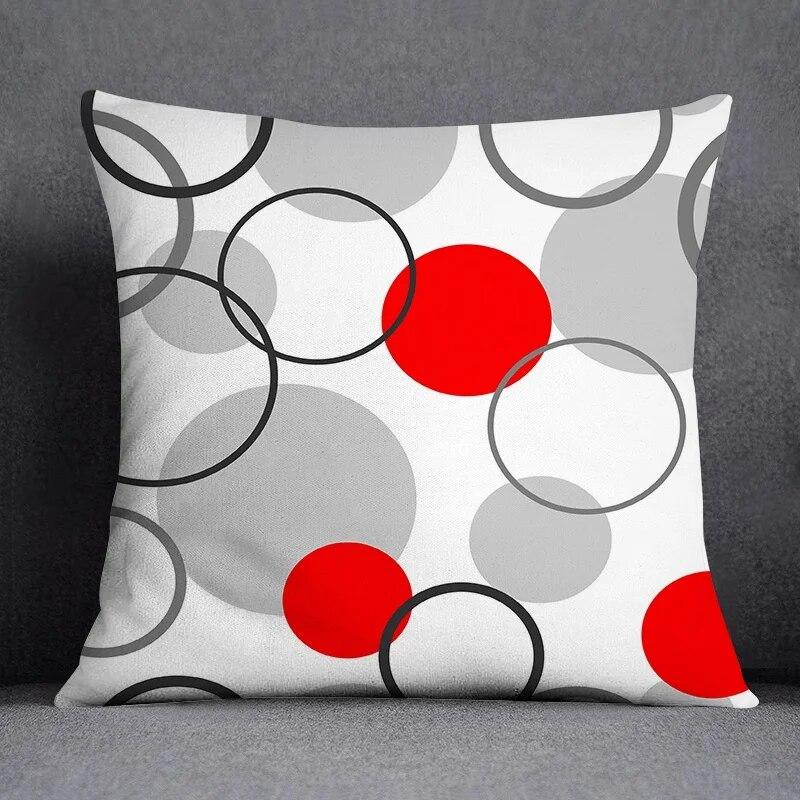 Geometric Simple Pattern Collection Home Decor Pillowcase Square   Office