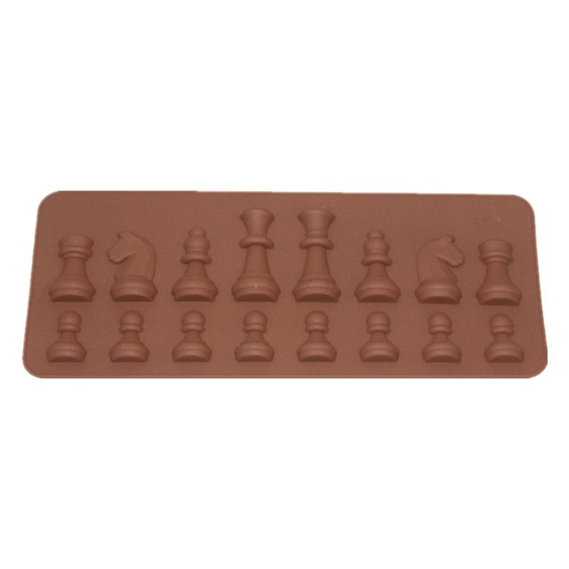 1 Pcs New International Chess Silicone Mould Non-Stick Multipurpose Chocolate Jelly Candy Cake Baking Kitchen Molds Gadget