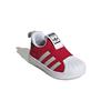 adidas Originals Superstar 360 Codzienne Niskie Trampki Trampki Niemowlęce Czerwone GZ5036