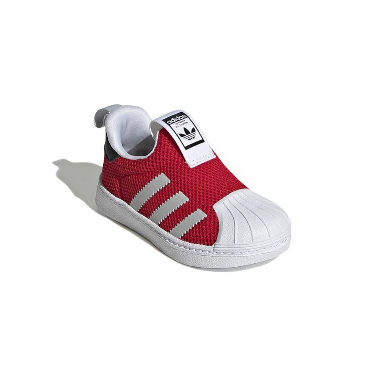 adidas Originals Superstar 360 Codzienne Niskie Trampki Trampki Niemowlęce Czerwone GZ5036