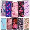 Pink Red Flamingo Phone Case For Realme 10 9 8 5G 7 6 GT2 Pro Plus 9i 8i C21 C11 C25 C35 GT Neo 2 3 3T Soft Silicone Black Cover