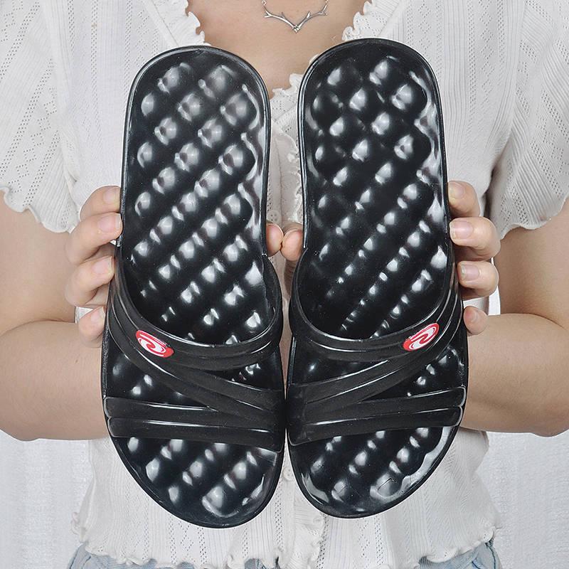 

Women s Transparent Anti-slip Bath Slippers - Summer Durable, Anti-odor, Flat Bottom for Cold Feet Transparent (Wide Feet Suggest One Size Up)