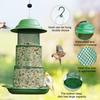 Yousheng Metal Bird Feeder 3-Tier Hanging Hummingbird Feeder Bird Food Dispenser Folding Mesh Bird Feeding Station for Outdoors Garden Yard Decor