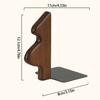 Adjustable Wooden Bookends Christmas Tree Designs Movable Desktop Organizers For Home Office