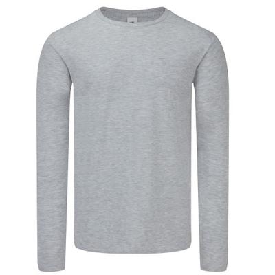Fruit of the Loom Mens Iconic 150 Plain Classic Long-Sleeved T-Shirt