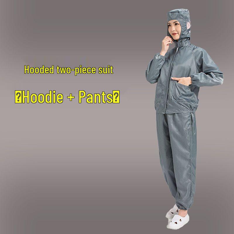 Unisex Schutzkleidung Staubdicht: Kapuzen-, Atmungsaktiv-, Antistatik-, Schmutzabweisend-, Waschbarer Spritzanzug