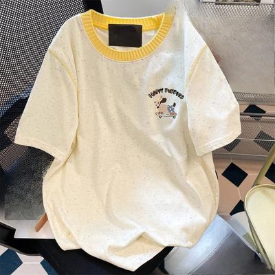 Extra-large Printed Design Sense, Niche Short-sleeved T-shirt