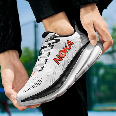 Marathonlaufschuhe Hohe Qualität Herren Atmungsaktiv Leichtgewicht Paar Komfort Sport Rutschfest Lässig Outdoor Trainings-Sneaker