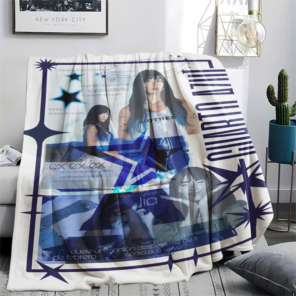 1PC Aitana Patterned Flannel Blanket Suitable For All Seasons for Home Decor Warmth and Comfort Gifts Holiday Present