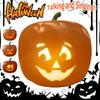 Halloween Pumpkin with Built In Video Projector Talking Singing LED Pumpkin Lamp Halloween Decoration Ornaments Party Supplies