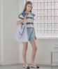 SOUP Sailor Collar Neck Striped Half Knit (Sb5Skf2)